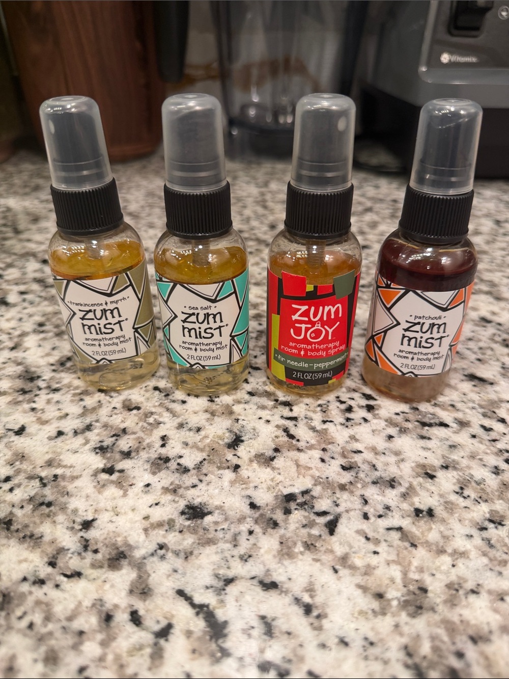 Zum Aromatherapy Room & Body Spray 4 Bottles